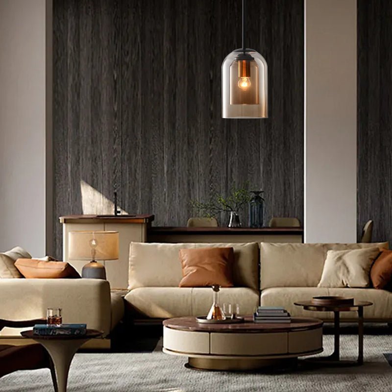 Double Glass Pendant Lamp - Image 14