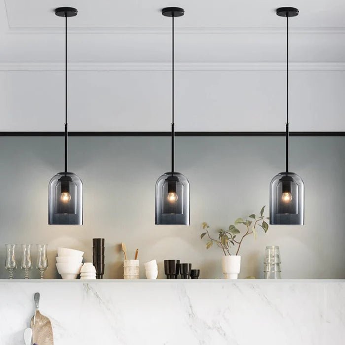 Double Glass Pendant Lamp - Image 2