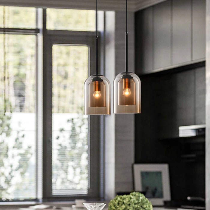 Double Glass Pendant Lamp - Image 5